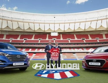 Η Hyundai Motor παγκόσμιος συνεργάτης Αυτοκινήτου του Club Atlético de Madrid